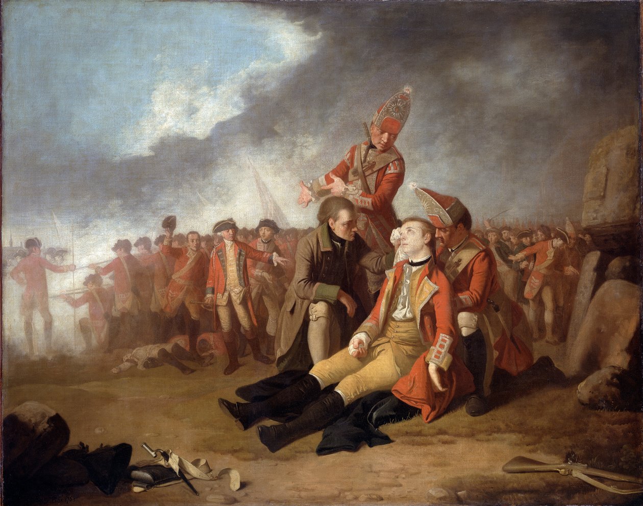 Wolfe tábornok halála, 1763 alkotó: Edward Penny