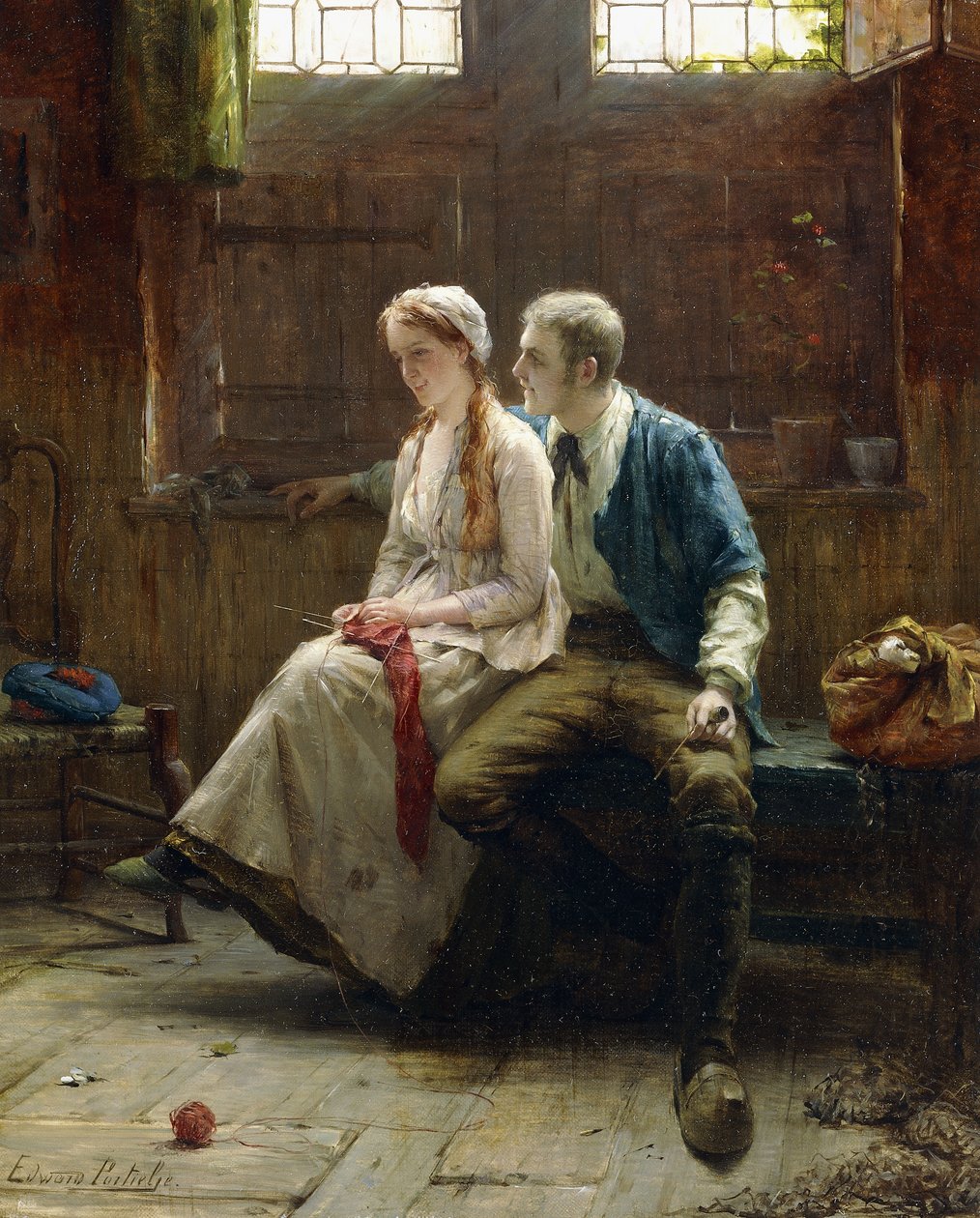 Gyengéd meggyőzés alkotó: Edward Portielje