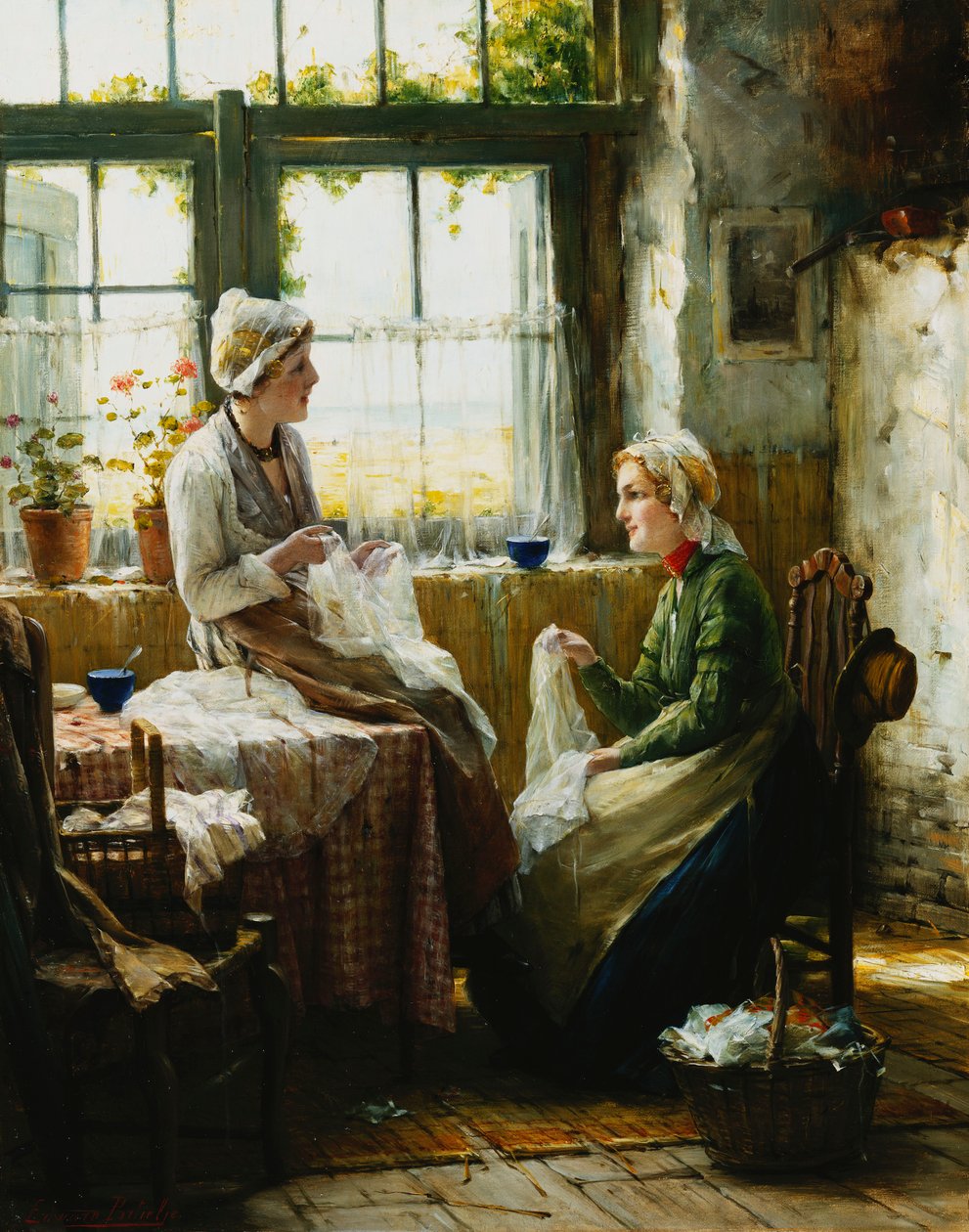 A varrónő alkotó: Edward Portielje
