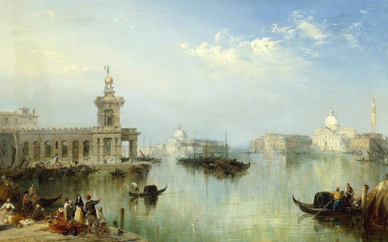 Kilátás Velencére (olaj, vászon) alkotó: Edward Pritchett