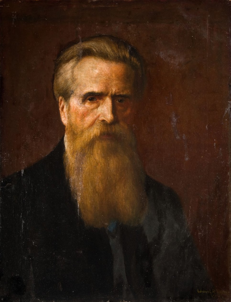 A művész portréja, önarckép, 1906. alkotó: Edward R Taylor