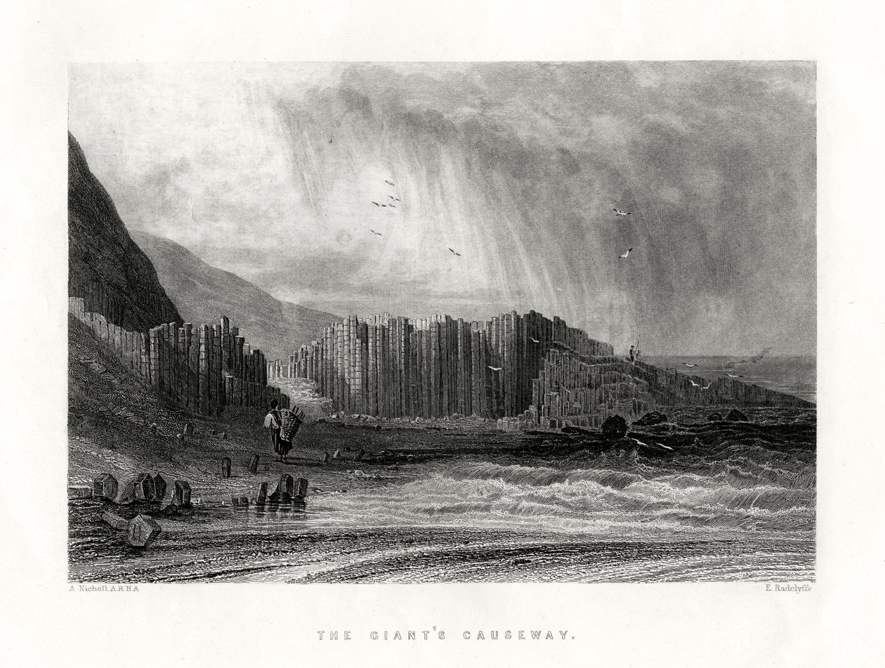 The Giants Causeway, Antrim megye, Észak-Írország, 1884 alkotó: Edward Radclyffe