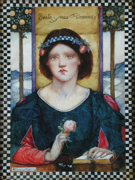 Beata Mea Domina (akvarell és pasztell papíron) alkotó: Edward Reginald Frampton