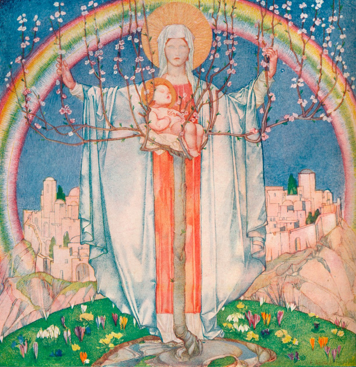 Ígéret Szűzanya, 1890-1914, 1914 alkotó: Edward Reginald Frampton
