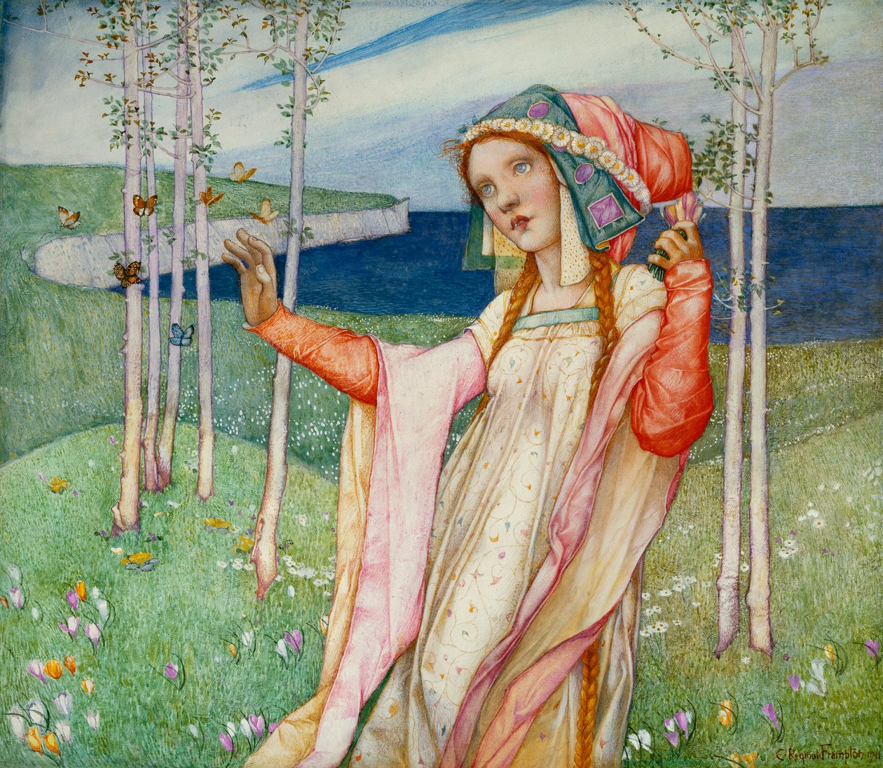 1911 tavasza alkotó: Edward Reginald Frampton
