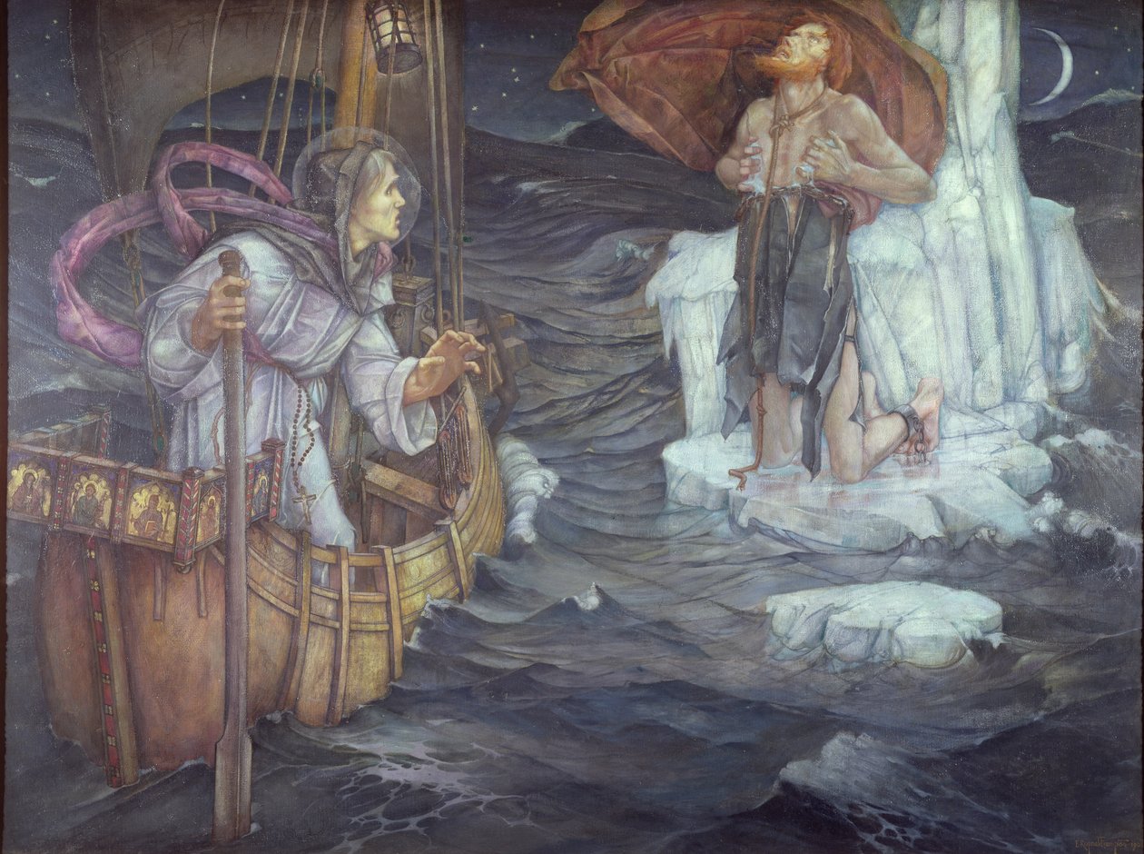 St. Brendan, 1908 alkotó: Edward Reginald Frampton