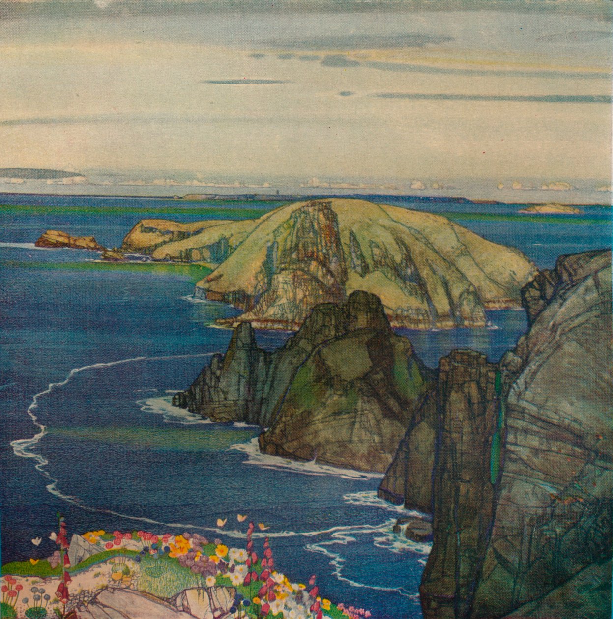 Brecqhou szigete, Off Sark, 1921 alkotó: Edward Reginald Frampton