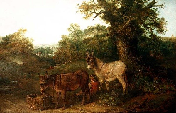 Szamarak a tisztáson alkotó: Edward Robert Smythe