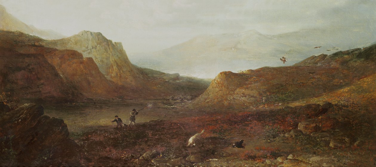 Grouse Shooting - A High Bird alkotó: Edward Robert Smythe