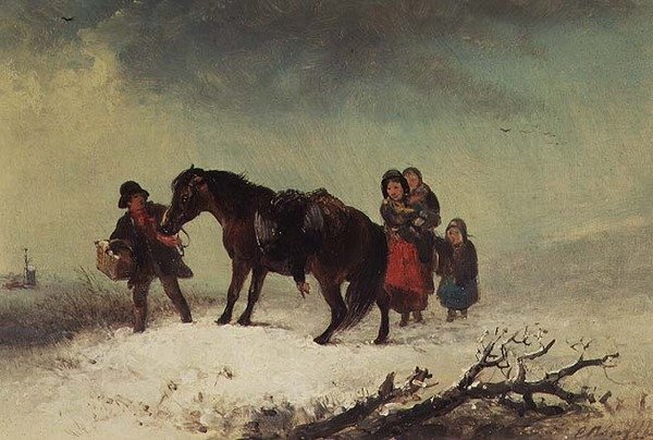 Havas jelenet alkotó: Edward Robert Smythe