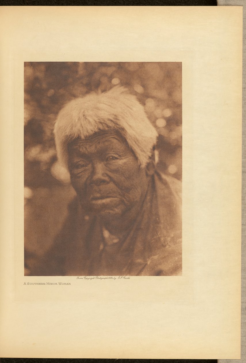 Egy déli miwok nő alkotó: Edward S. Curtis