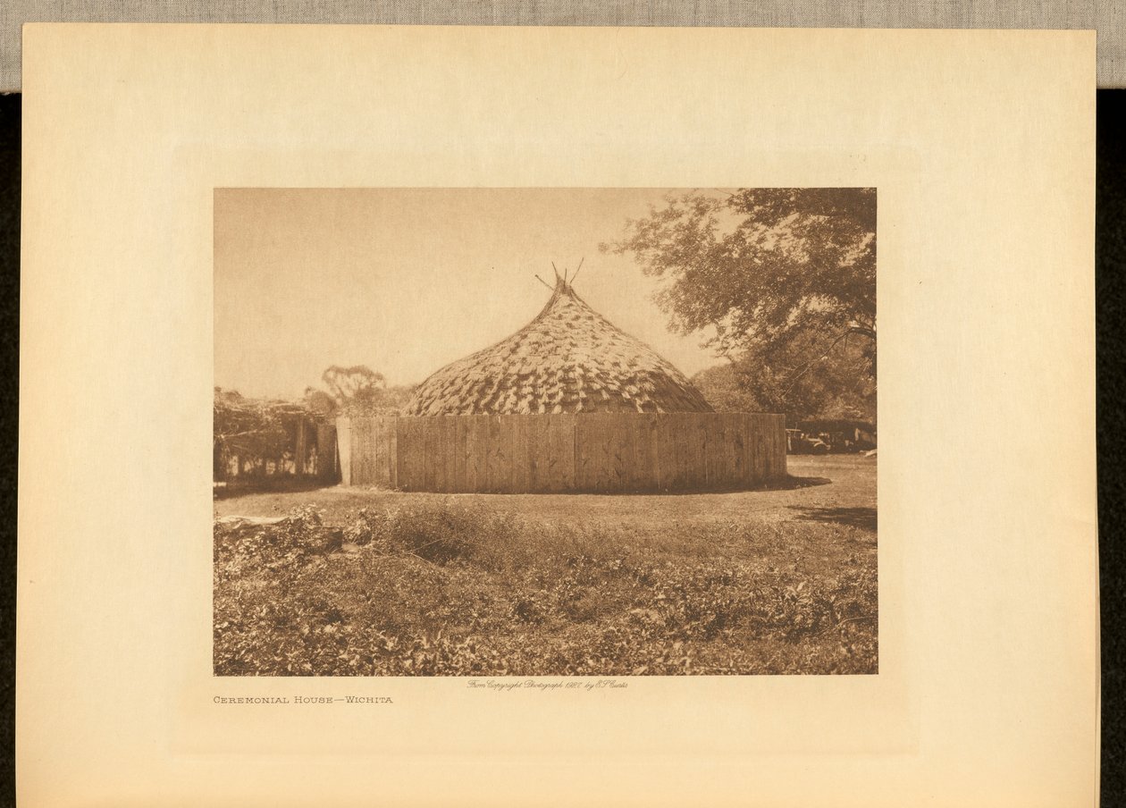 Szertartásház - Wichita alkotó: Edward S. Curtis