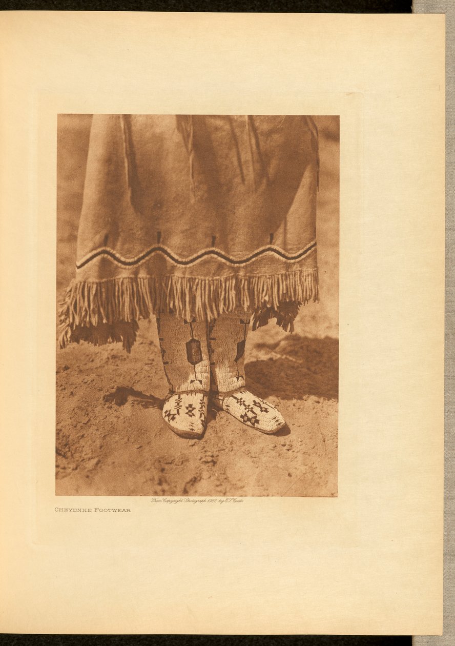 Cheyenne Schuhe alkotó: Edward S. Curtis