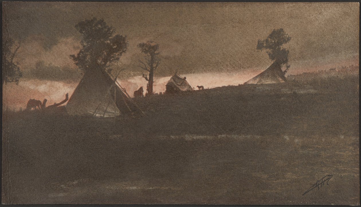 [Táborhely] alkotó: Edward S. Curtis