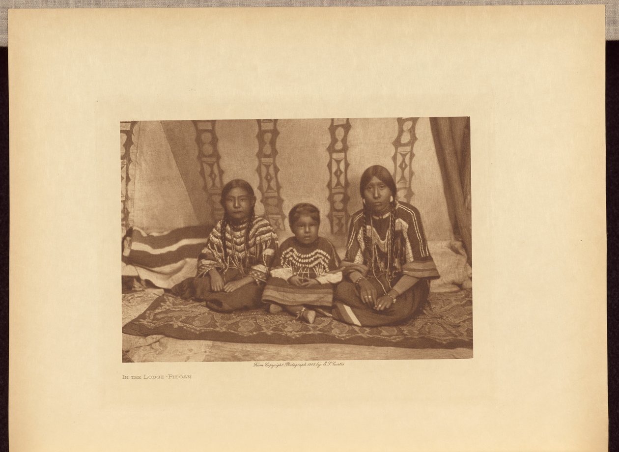 A páholyban - Piegan alkotó: Edward S. Curtis