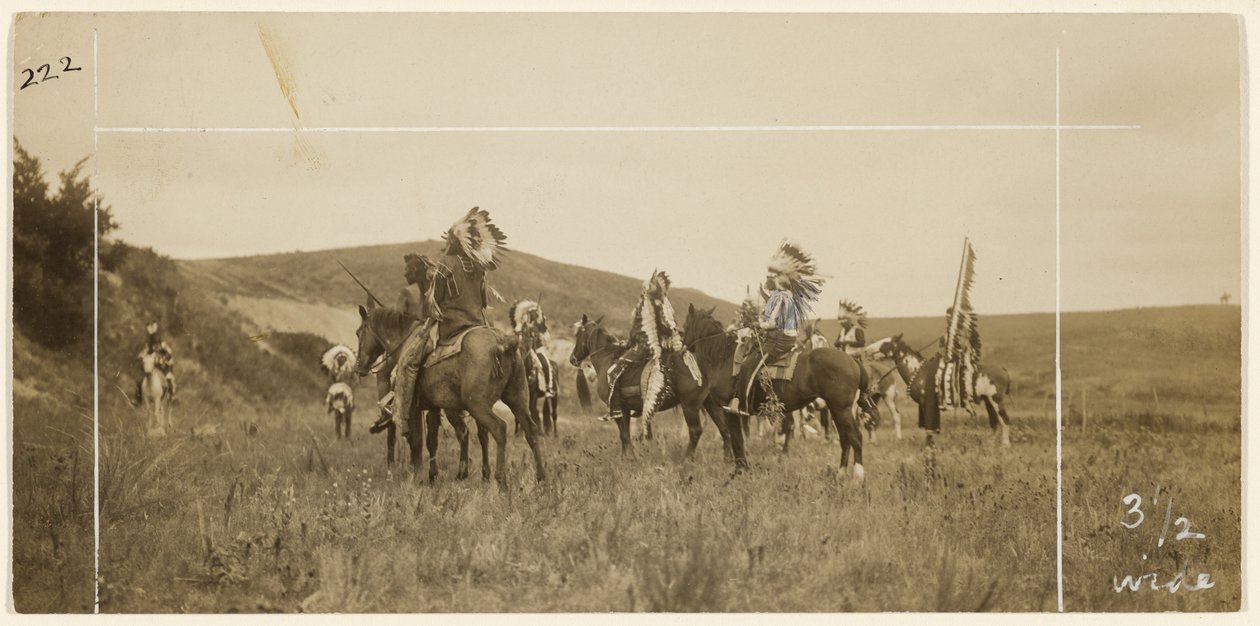 Lovas férfiak alkotó: Edward S. Curtis