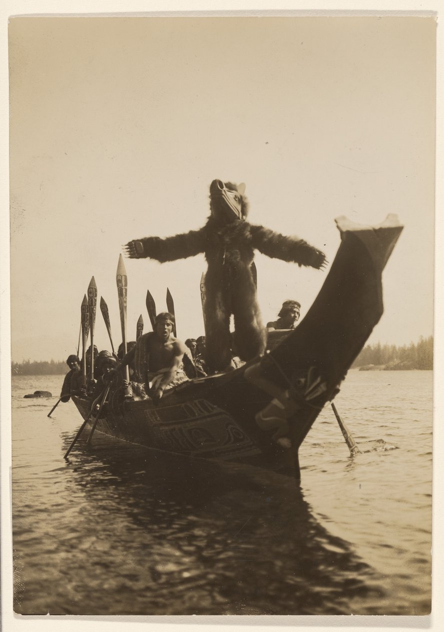 [Küldöttek, hogy megkérjék Waket lányának kezét] alkotó: Edward S. Curtis