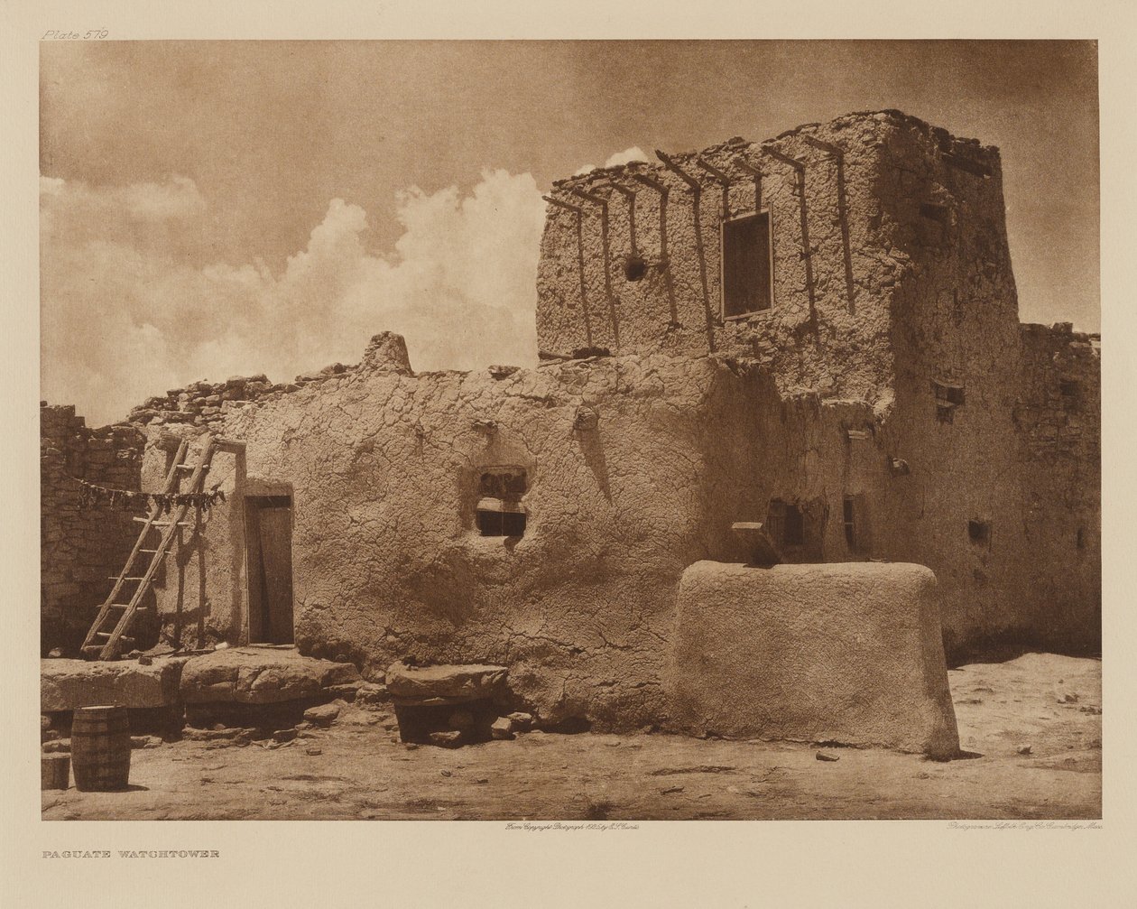 Paguate-i őrtorony alkotó: Edward S. Curtis