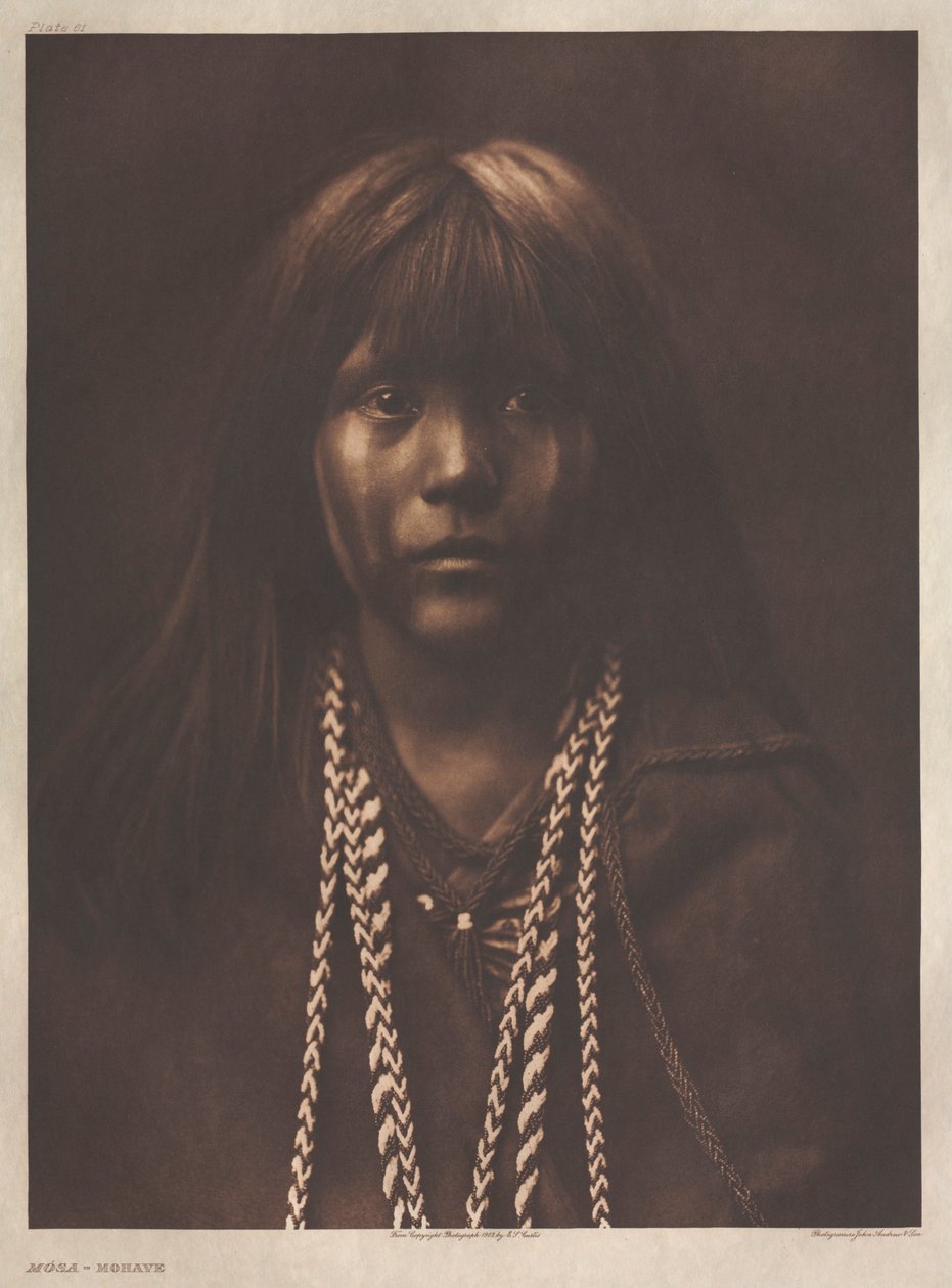 II. portfólió, 61. tábla: Mósa-Mohave alkotó: Edward S. Curtis
