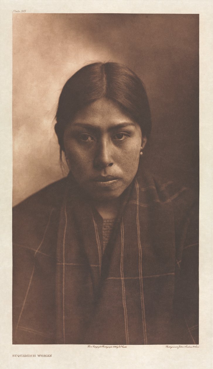 IX. portfólió, 305. tábla: Suquamish Woman alkotó: Edward S. Curtis