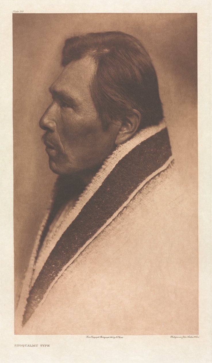 IX. portfólió, 319. tábla: Snoqualmu típus alkotó: Edward S. Curtis