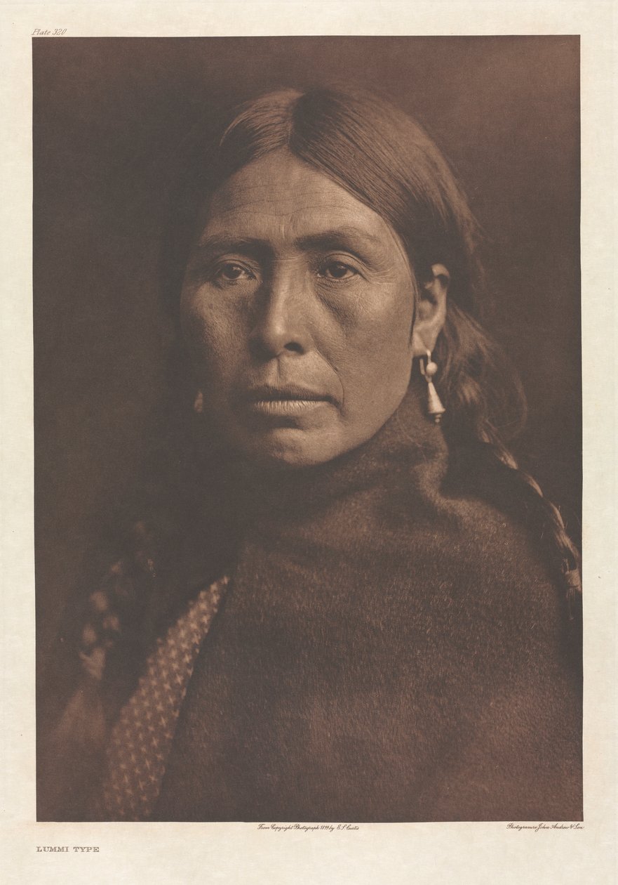 IX. portfólió, 320. tábla: Lummi típus alkotó: Edward S. Curtis