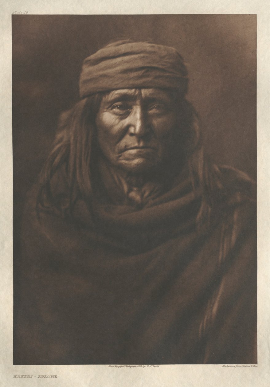 I. portfólió, 16. tábla: Eskadi-Apache alkotó: Edward S. Curtis