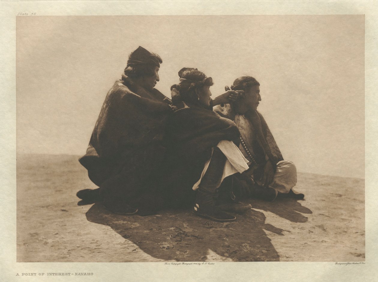 I. portfólió, 36. tábla: Navaho alkotó: Edward S. Curtis