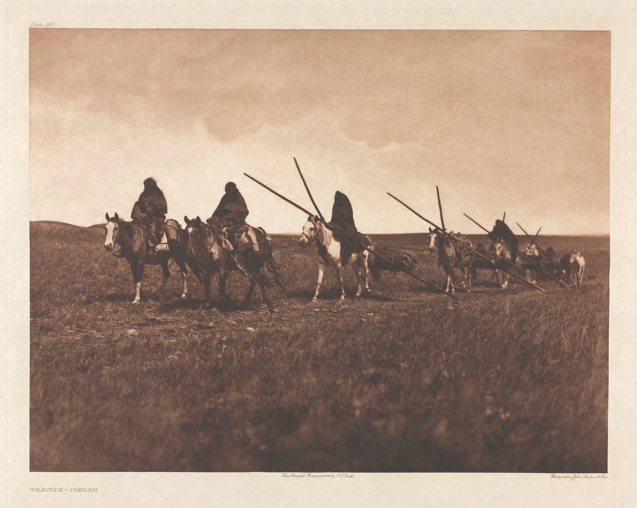 Portfolio VI, 193. tábla: Művek – Piegan alkotó: Edward S. Curtis