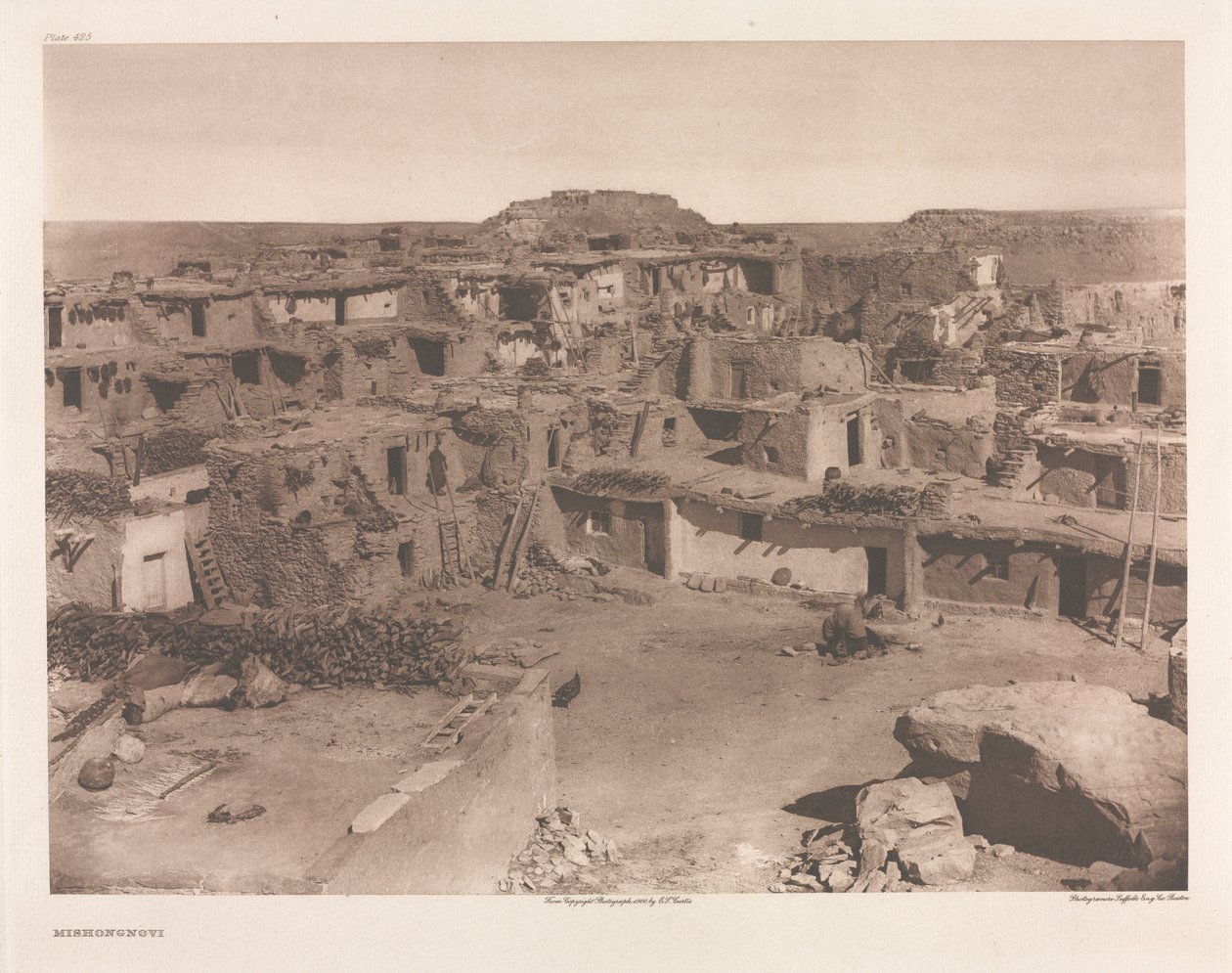 Portfolio KI, 425. tábla: Mishongnovi alkotó: Edward S. Curtis