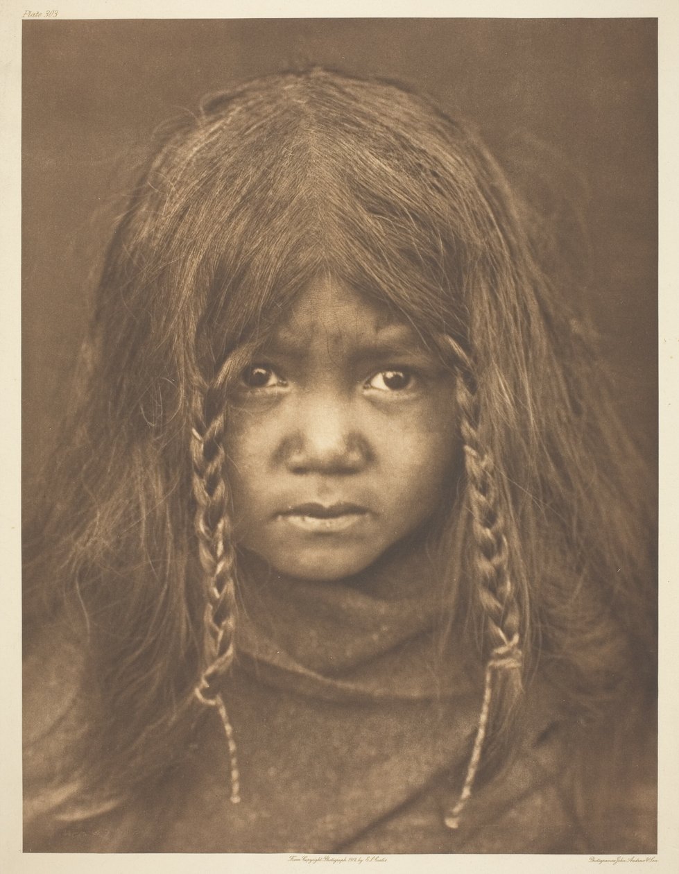 Quilcene fiú alkotó: Edward S. Curtis