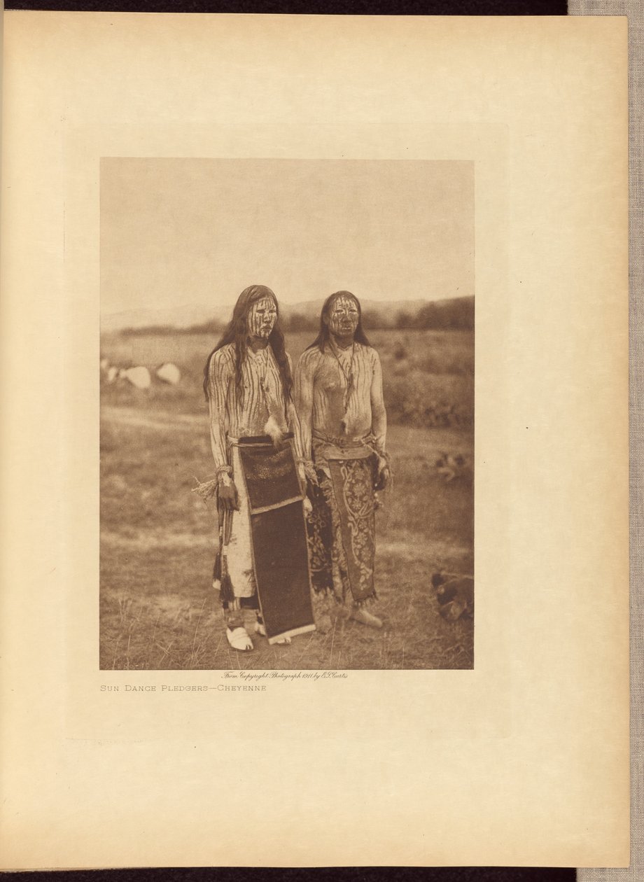 Sun Dance Pledgers - Cheyenne alkotó: Edward S. Curtis