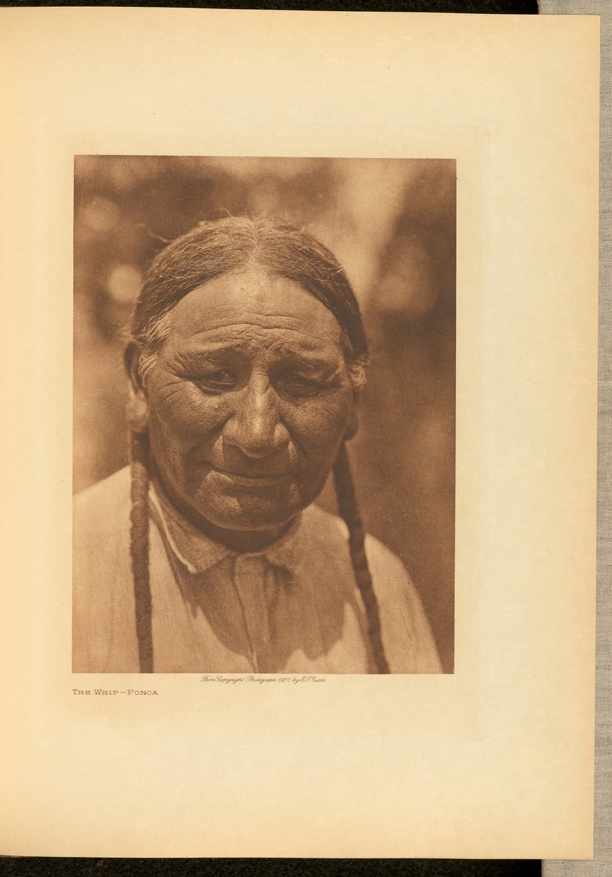 Az ostor - Ponca alkotó: Edward S. Curtis