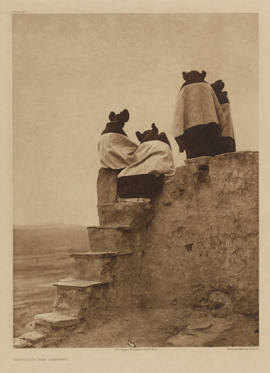 A táncosokat figyelve alkotó: Edward S. Curtis
