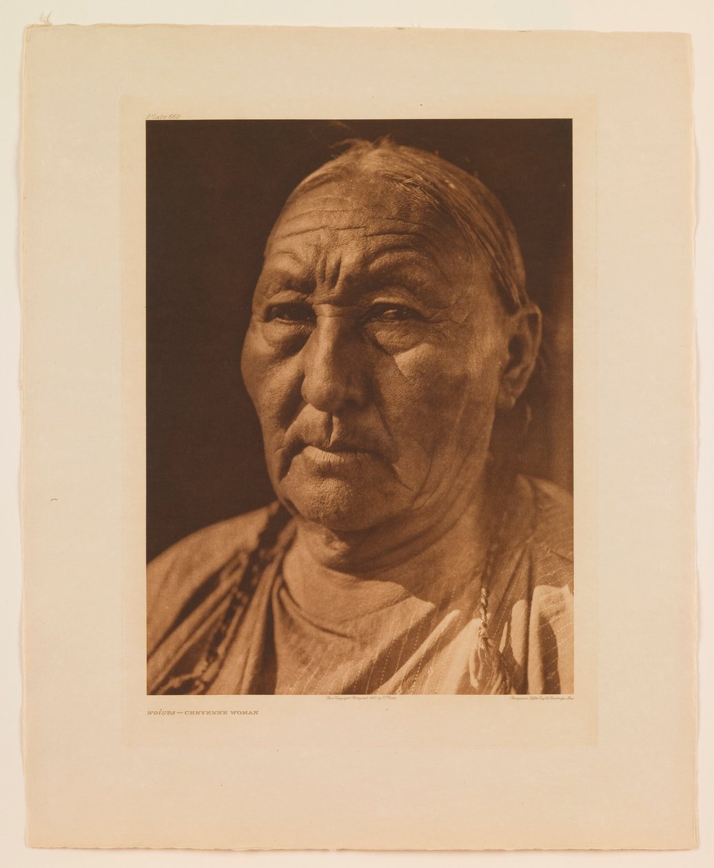 Woista - egy cheyenne nő alkotó: Edward S. Curtis