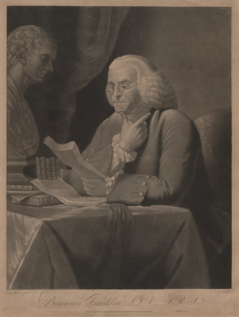 Benjamin Franklin alkotó: Edward Savage