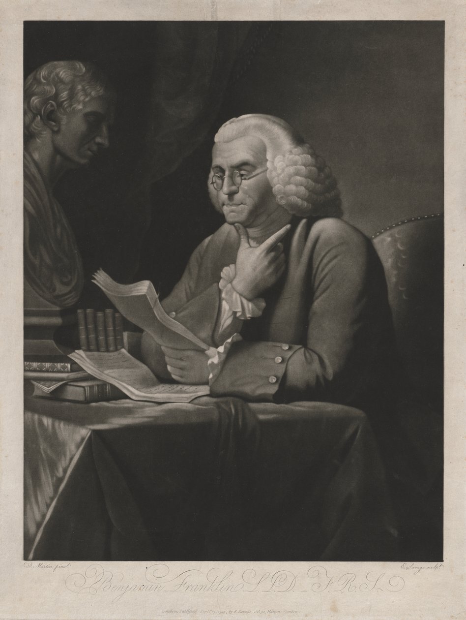 Benjamin Franklin alkotó: Edward Savage