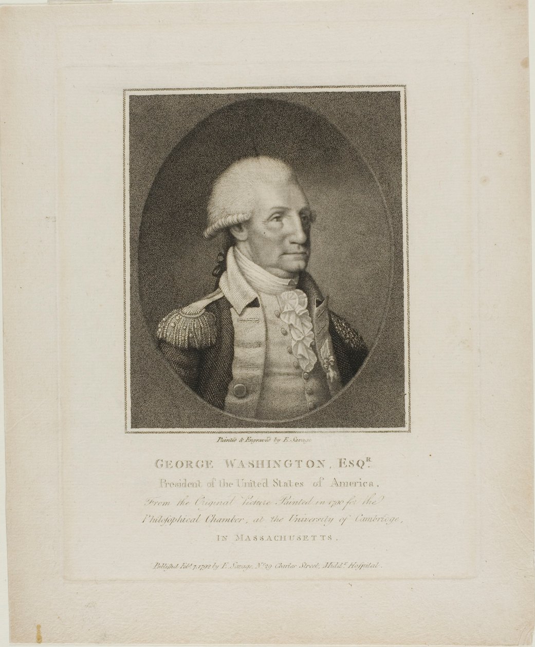 George Washington alkotó: Edward Savage