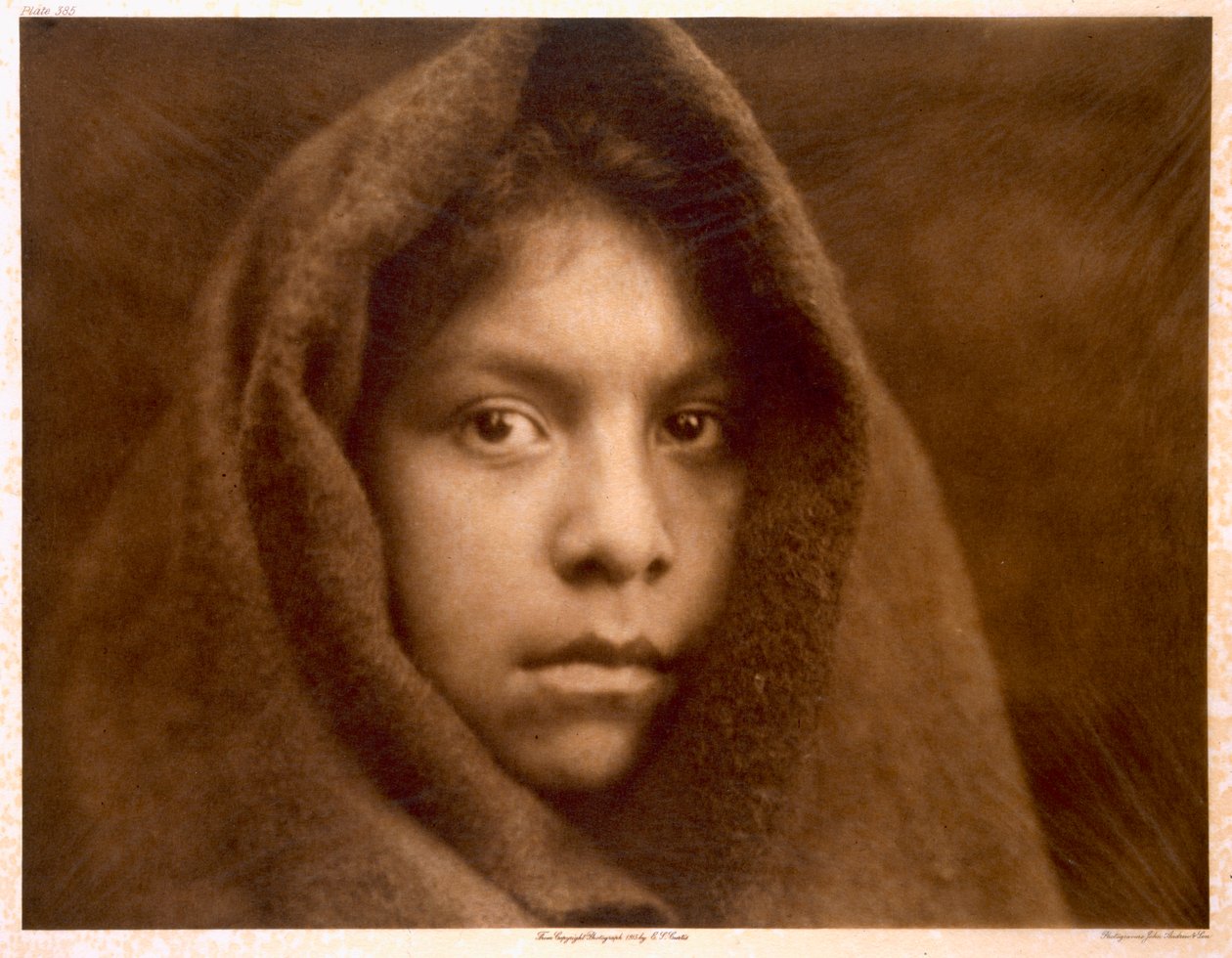 Egy Makah Maiden alkotó: Edward Sheriff (after) Curtis