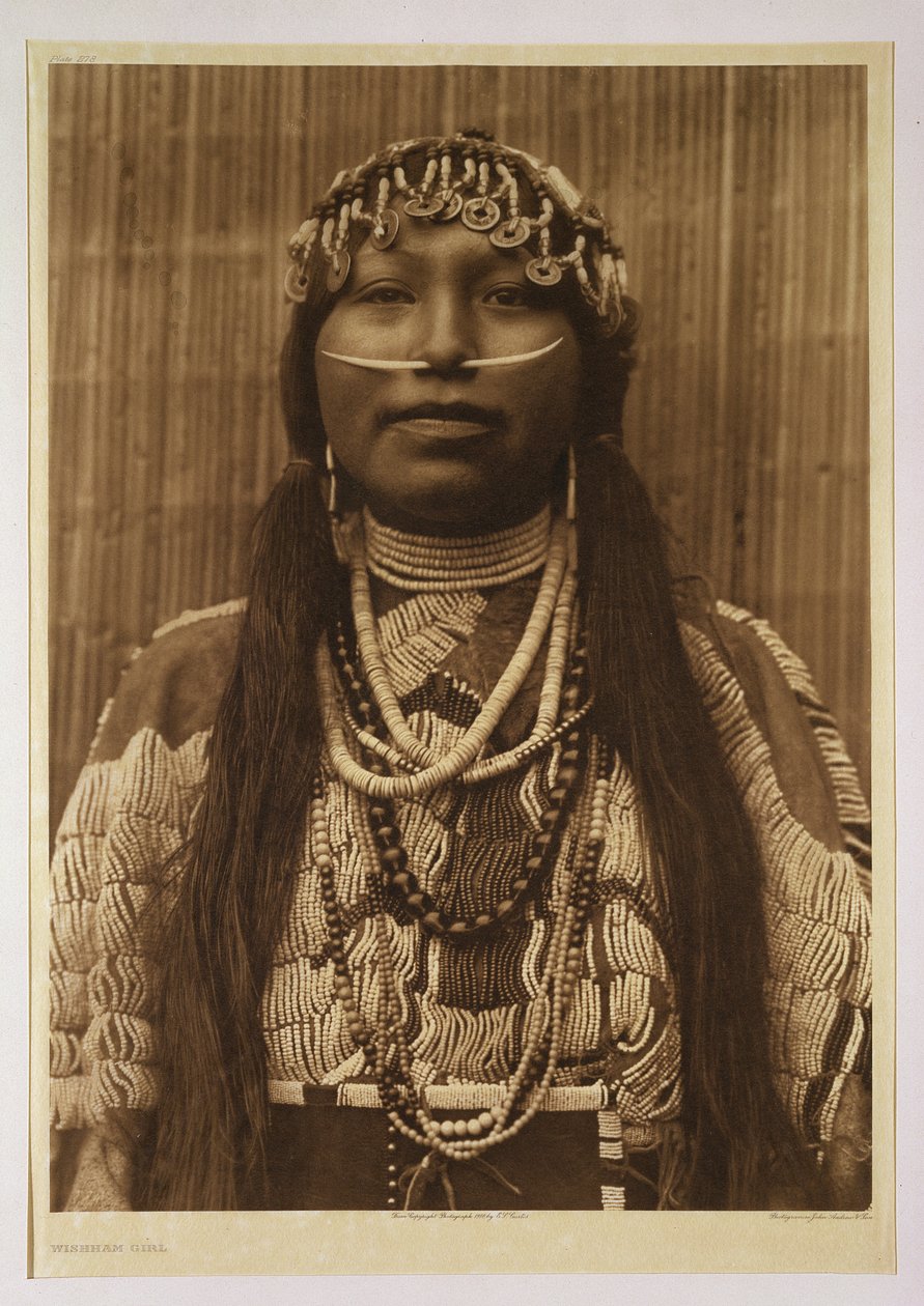 Wishham lány alkotó: Edward Sheriff (after) Curtis