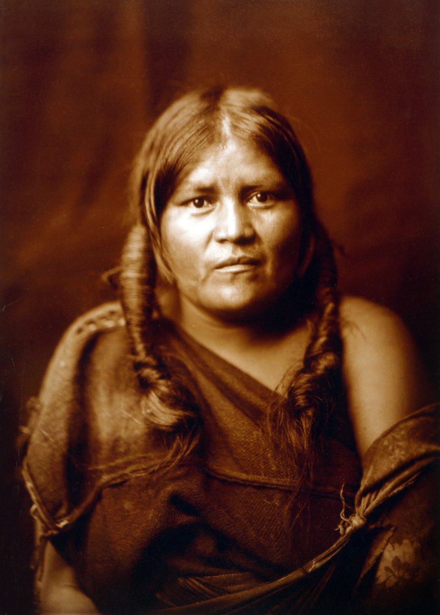 Egy hopi nő, indiai, kb. 1904, fotó: Edward S. Curtis alkotó: Edward Sheriff Curtis