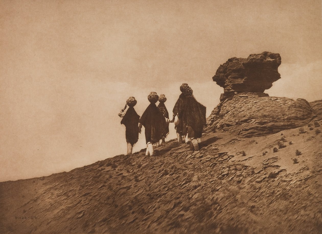 Acoma vízi lányok alkotó: Edward Sheriff Curtis