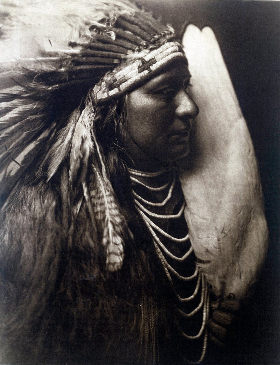 Amerikai indiánok: A Perce Nose törzs indiánjának portréja alkotó: Edward Sheriff Curtis