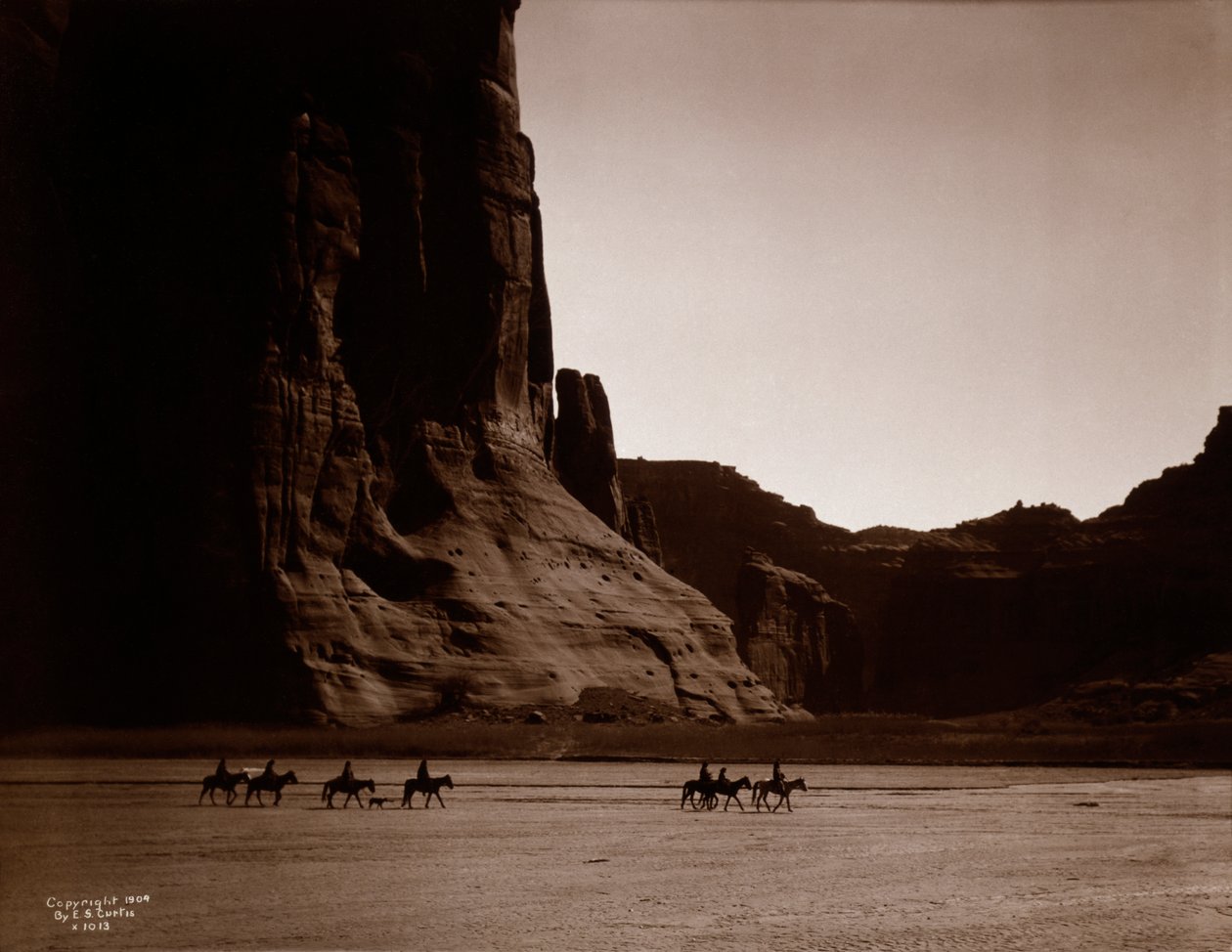 Canyon de Chelly - Navajo, Edward S. Curtis alkotó: Edward Sheriff Curtis