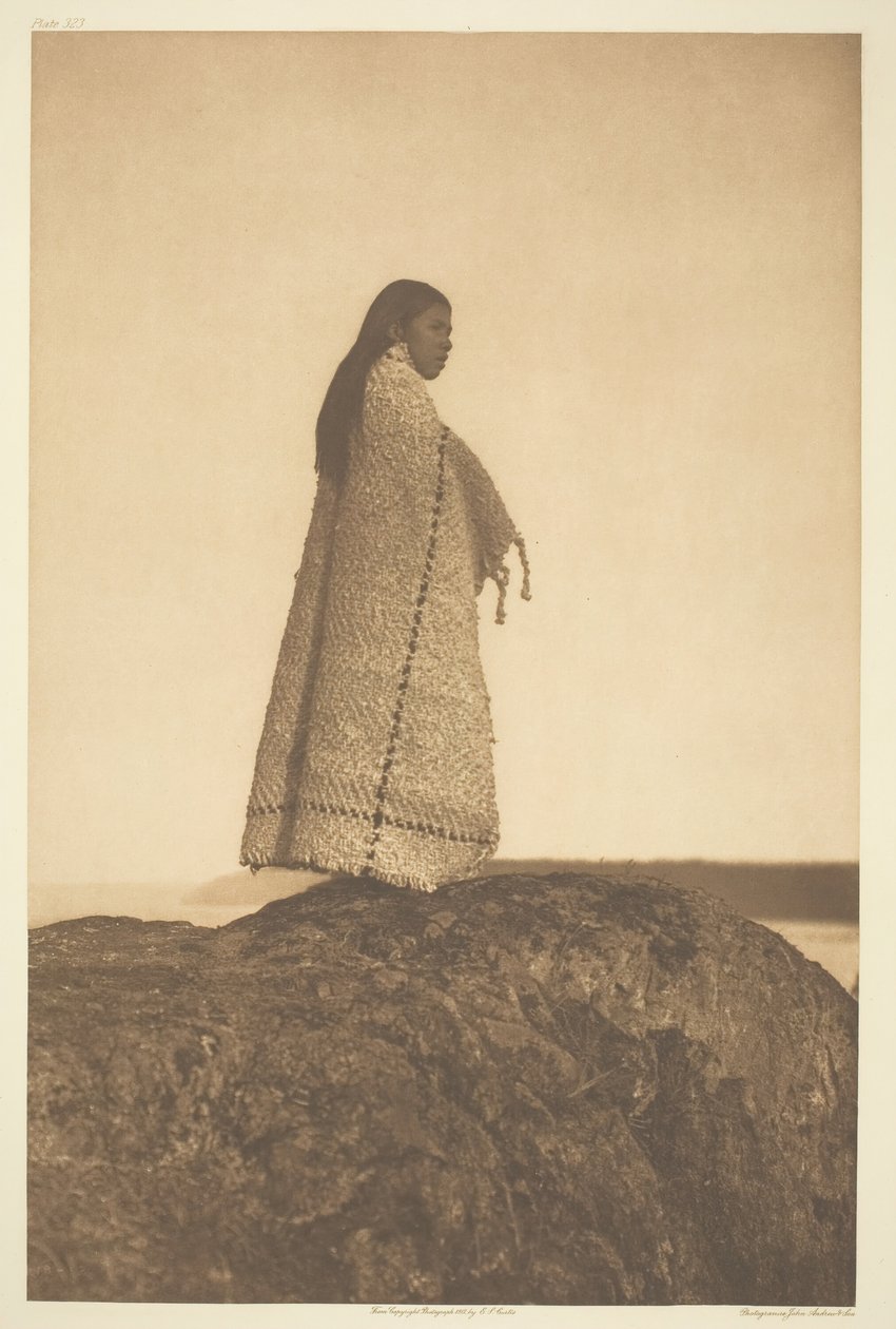 Cowichan lány, 1912. alkotó: Edward Sheriff Curtis