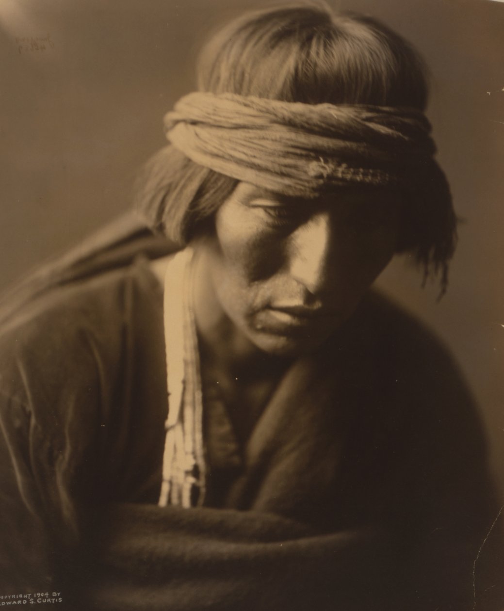 Hastobiga, Navaho Medicine Man 1904 (photo) alkotó: Edward Sheriff Curtis