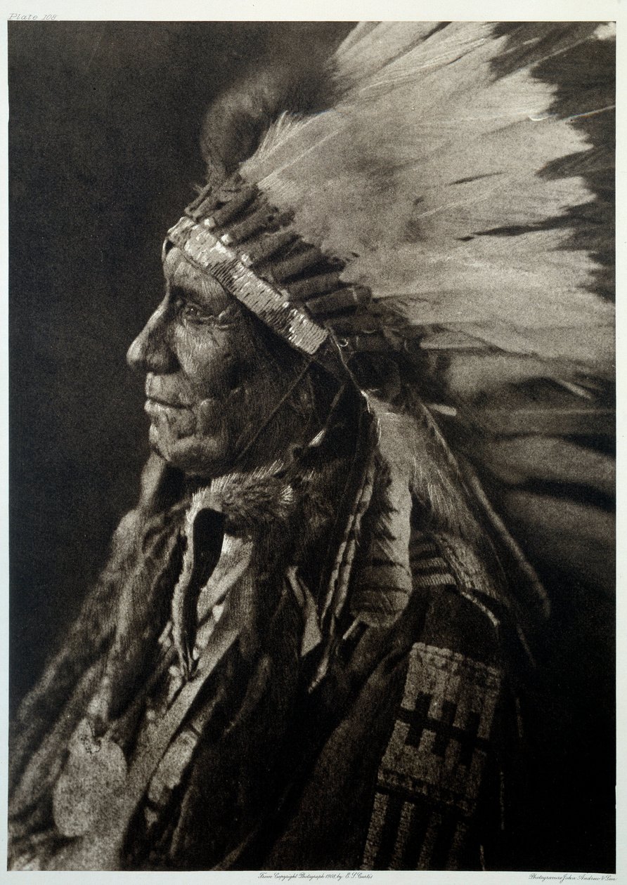 Amerika indiánjai: Az indiánfőnök portréja alkotó: Edward Sheriff Curtis