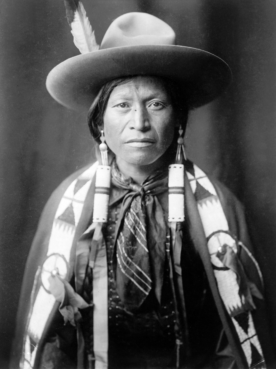 Jicarilla cowboy, Új-Mexikó, c. 1905, fénykép Edward S. Curtis alkotó: Edward Sheriff Curtis