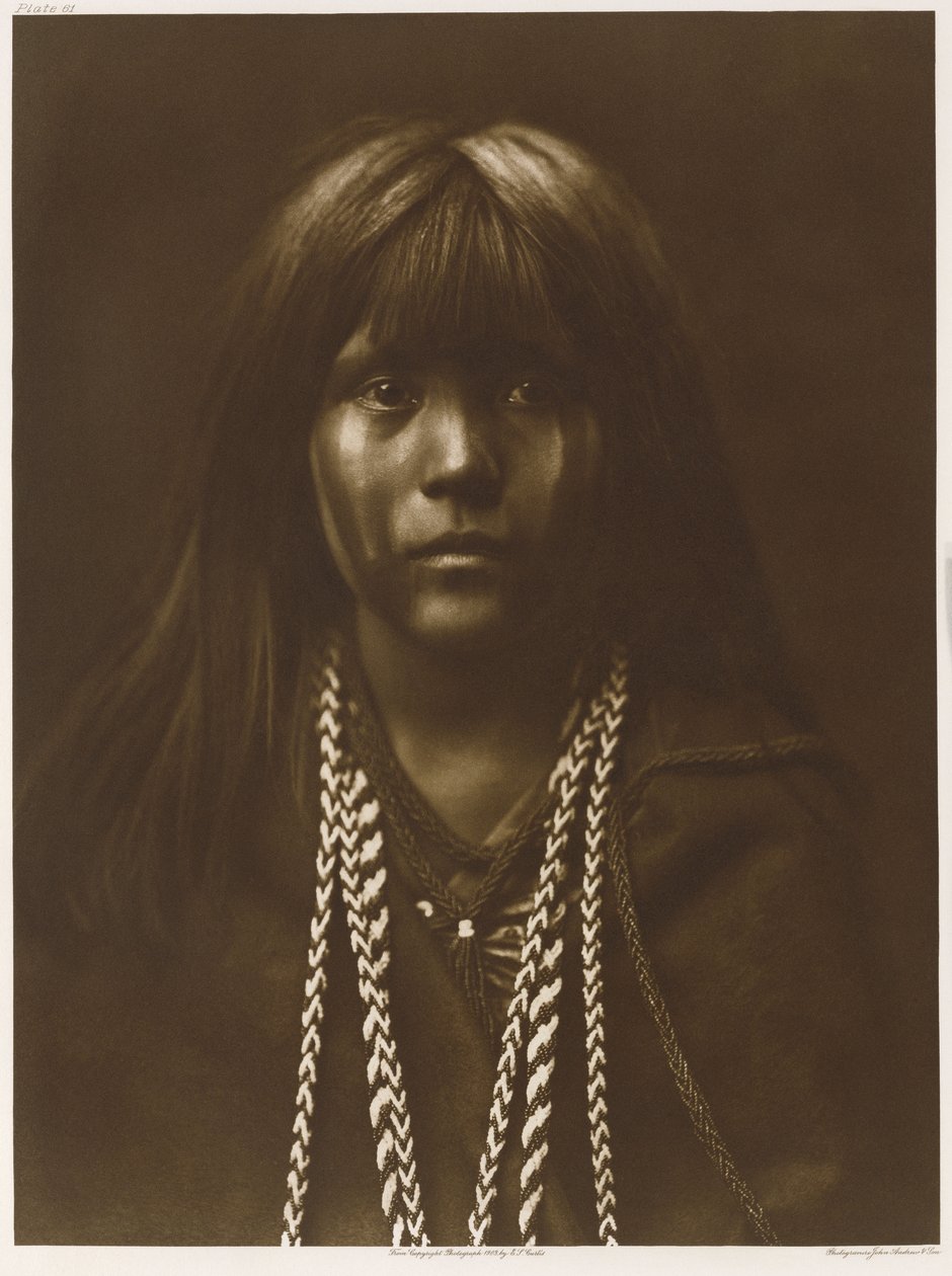 Mosa – Mohave, tányér az „Észak-amerikai indiánból”, Portfolio 2 alkotó: Edward Sheriff Curtis