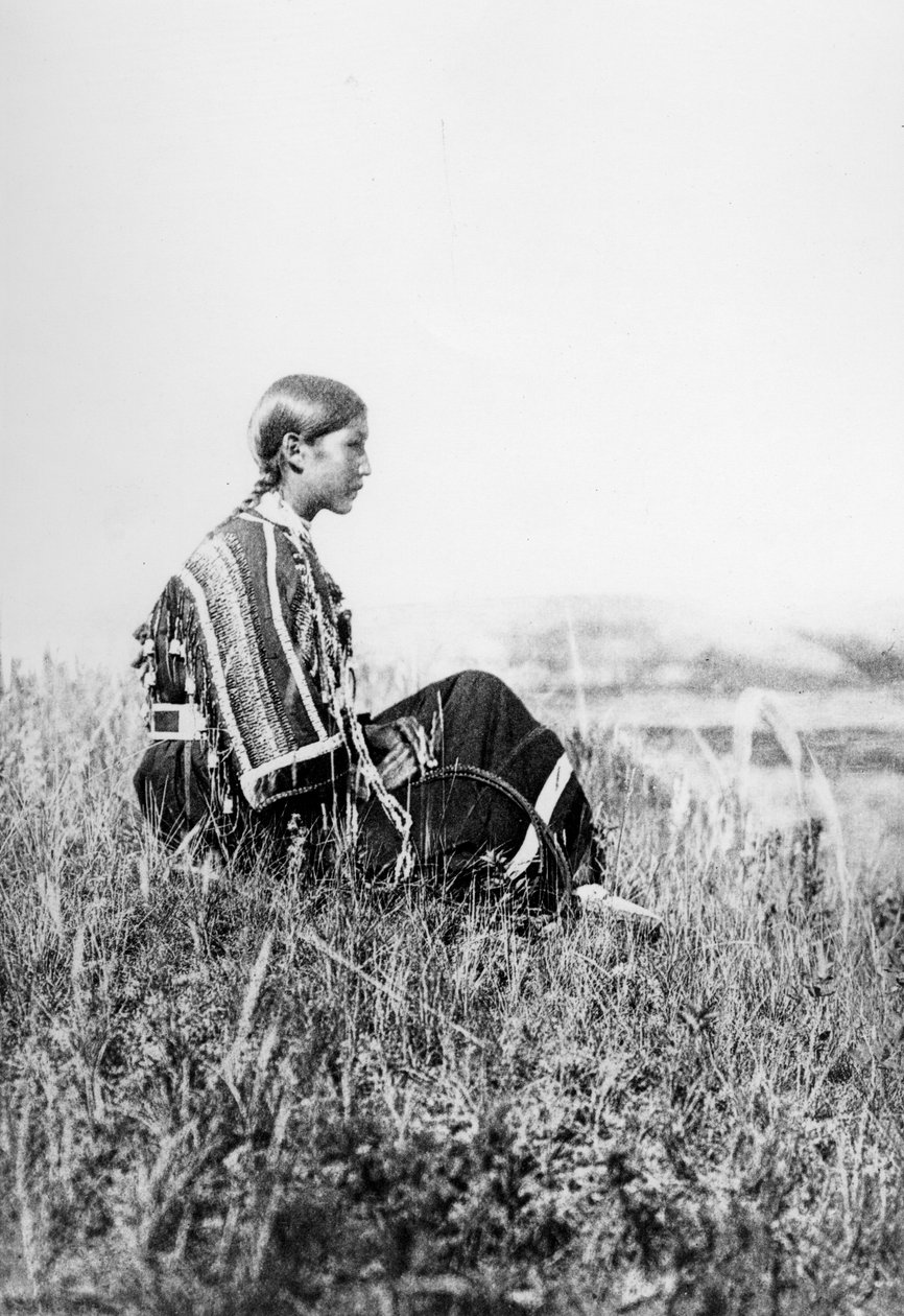 Piegan Girl Day-dreaming alkotó: Edward Sheriff Curtis